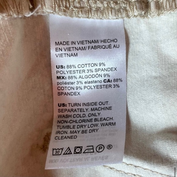 WHBM Stretchy High Rise Skinny Snake Print Ankle Pants Size OP - Picture 3 of 11